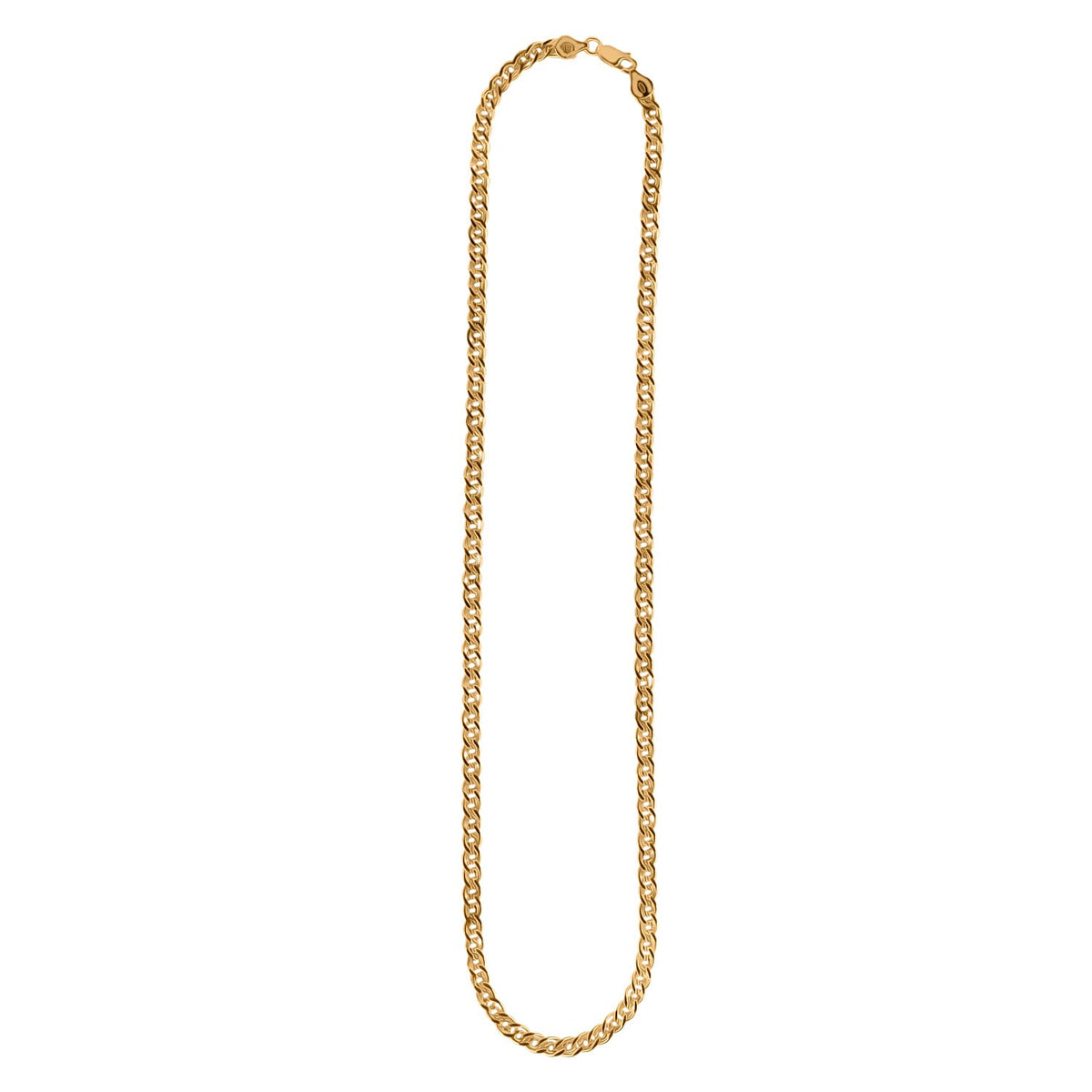 Vicenza Collection - Sterling Silver Double Curb Necklace (Size - 22) with Lobster Clasp in Gold Plating 8183718 3