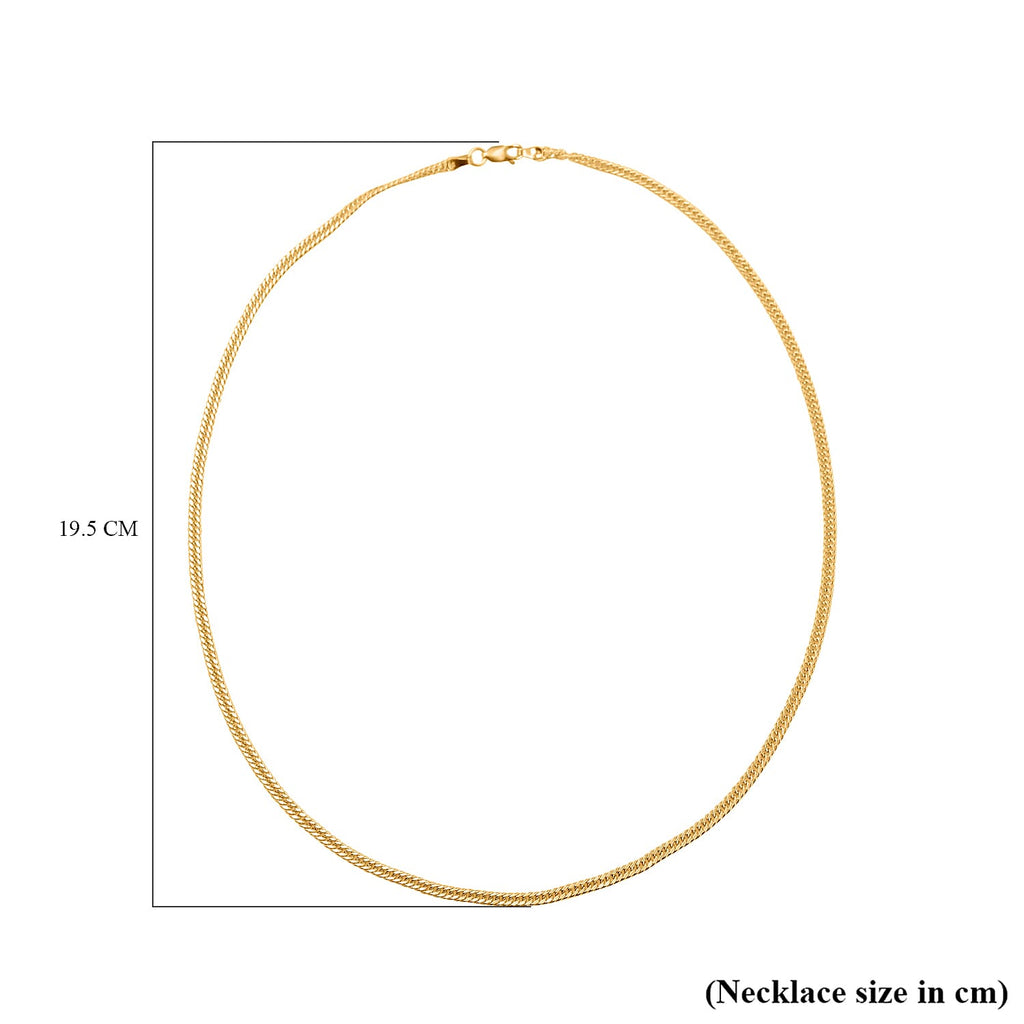 9K Yellow Gold Curb Necklace (Size - 20), Gold Wt. 5.05 Gms.