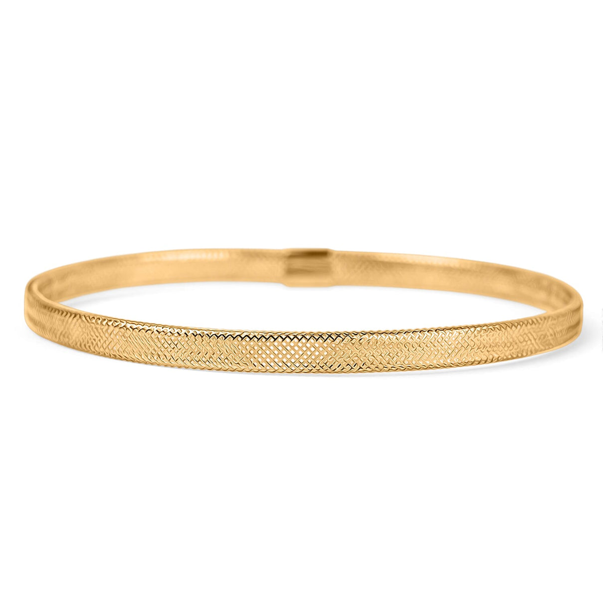 Vicenza Showcase Deal - 9K Yellow Gold Stretchable Omega Bangle 8122900 0