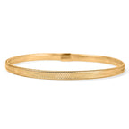 Vicenza Showcase Deal - 9K Yellow Gold Stretchable Omega Bangle