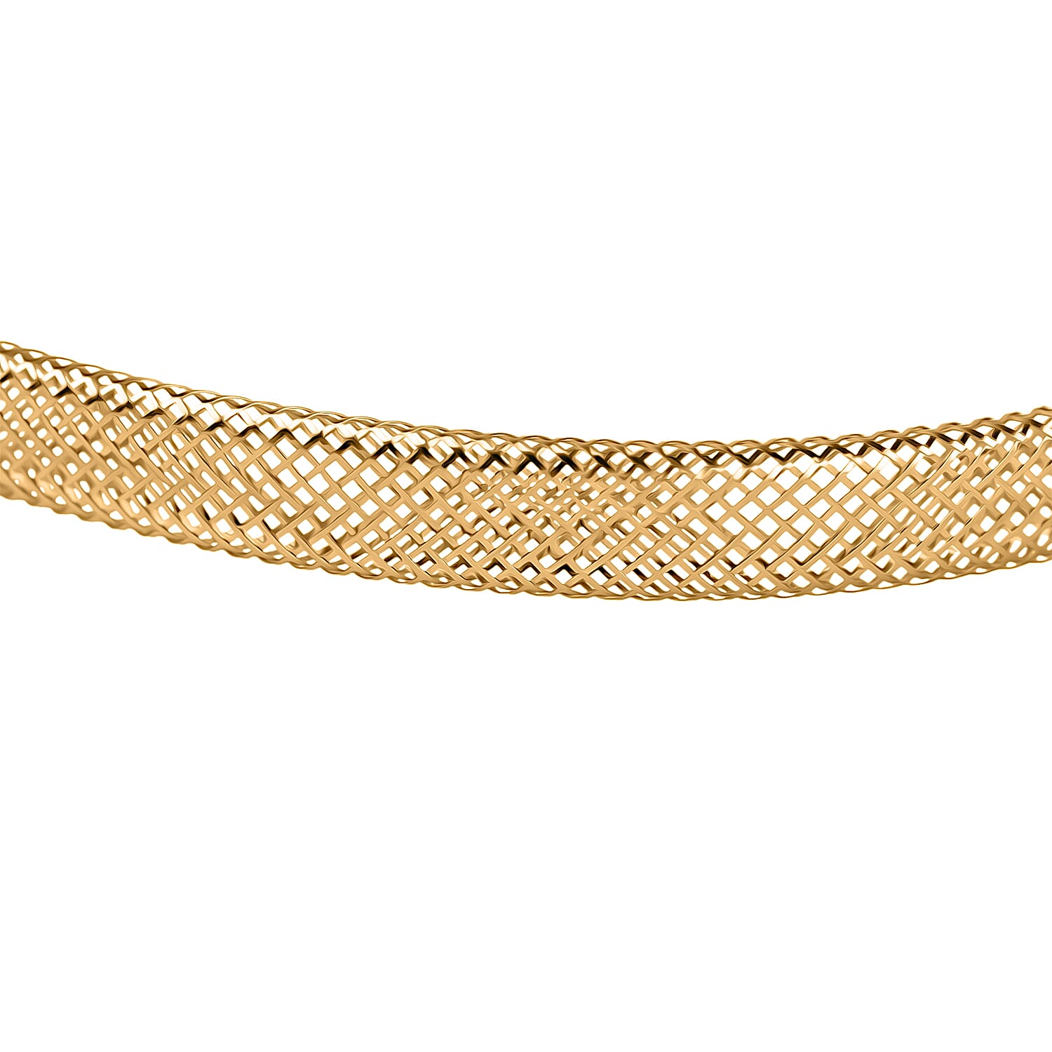 Vicenza Showcase Deal - 9K Yellow Gold Stretchable Omega Bangle 8122900 1