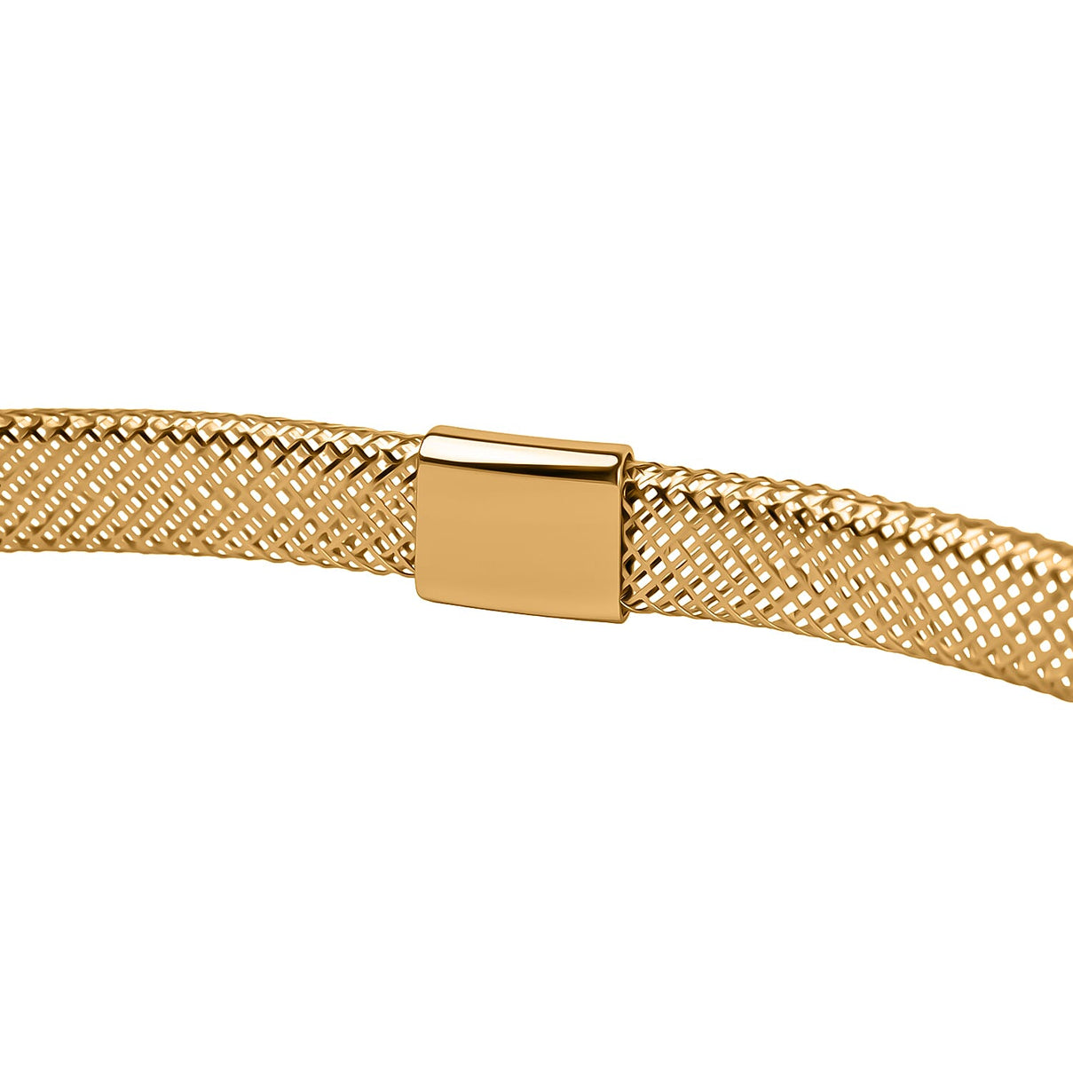 Vicenza Showcase Deal - 9K Yellow Gold Stretchable Omega Bangle 8122900 2