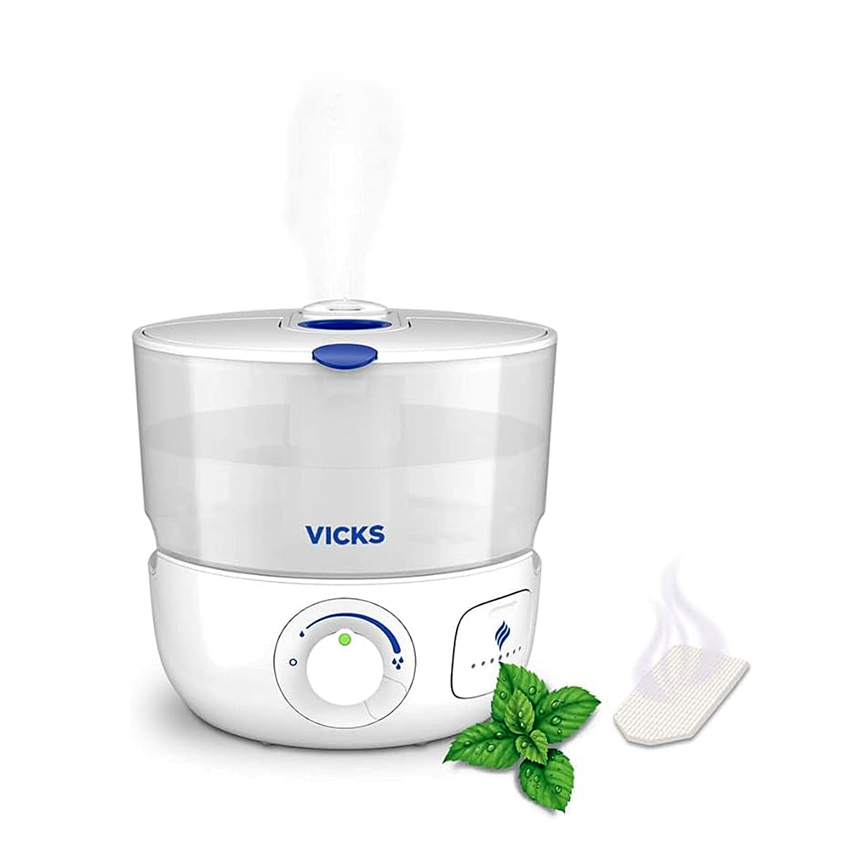 Vicks Top Fill Cool Mist Ultrasonic Humidifier - VapoPads Included 7706141 1