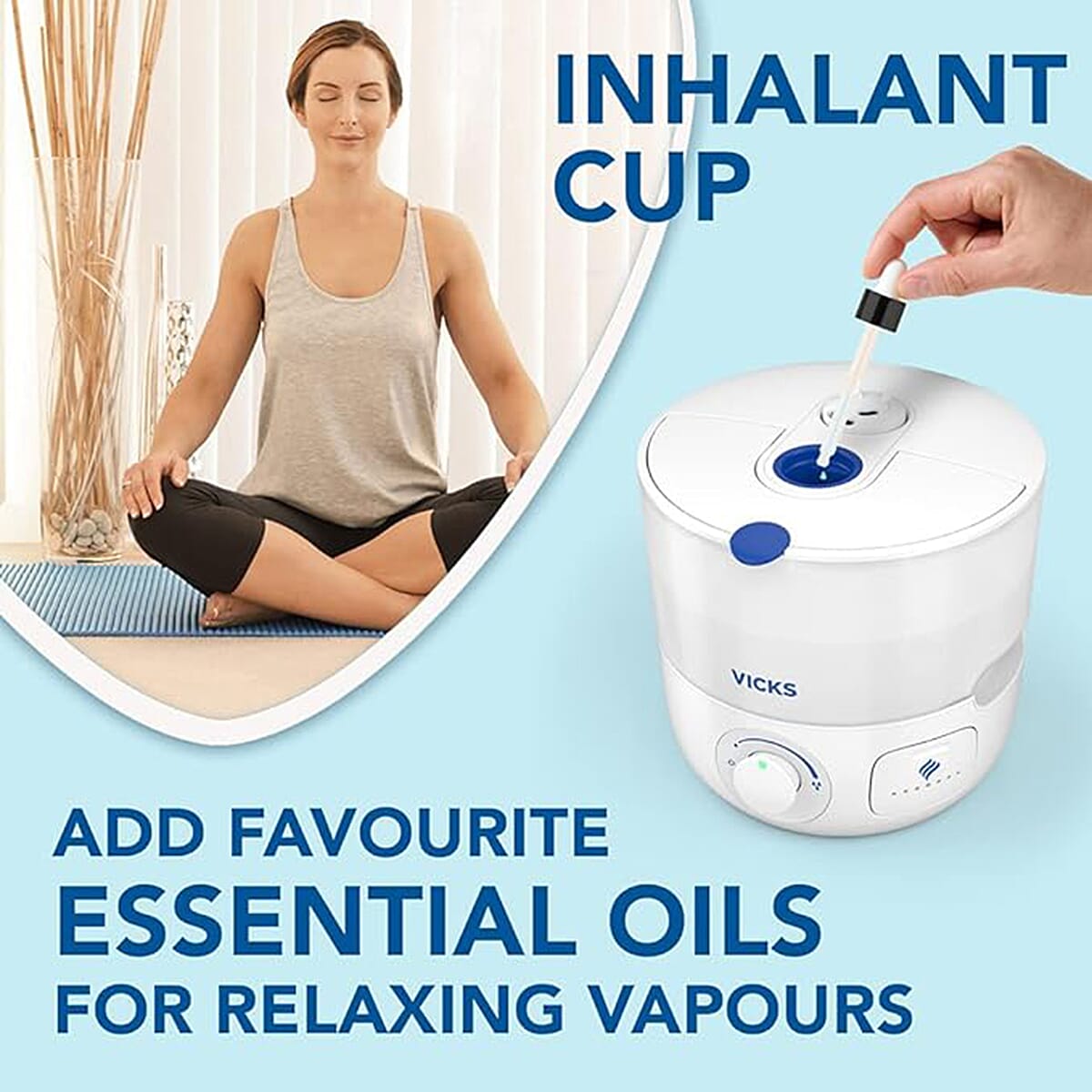 Vicks Top Fill Cool Mist Ultrasonic Humidifier - VapoPads Included 7706141 3