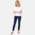Emreco Jean Style Stretch Trouser (Size 10) - Navy