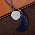 Vista Crest Natural Jade Hand-Carved Dragon with Black Cotton Cord 40.00 Gms