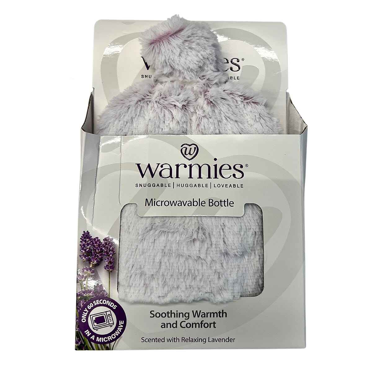 WARMIES Marshmallow Microwavable Hot Water Bottle - Pink V32639694 0