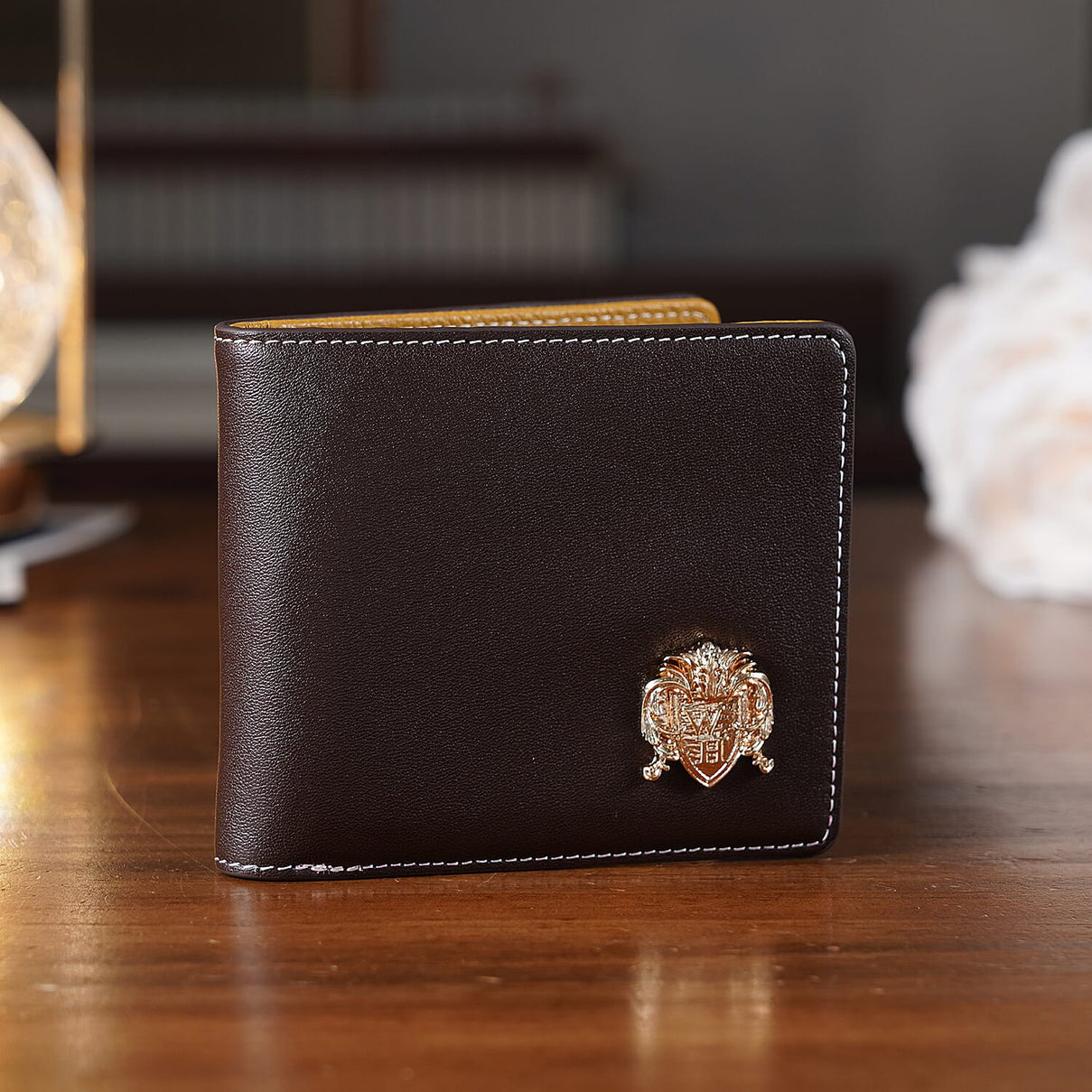 WILLIAM HUNT Genuine Leather RFID Men's Wallet - Brown 8296281 12