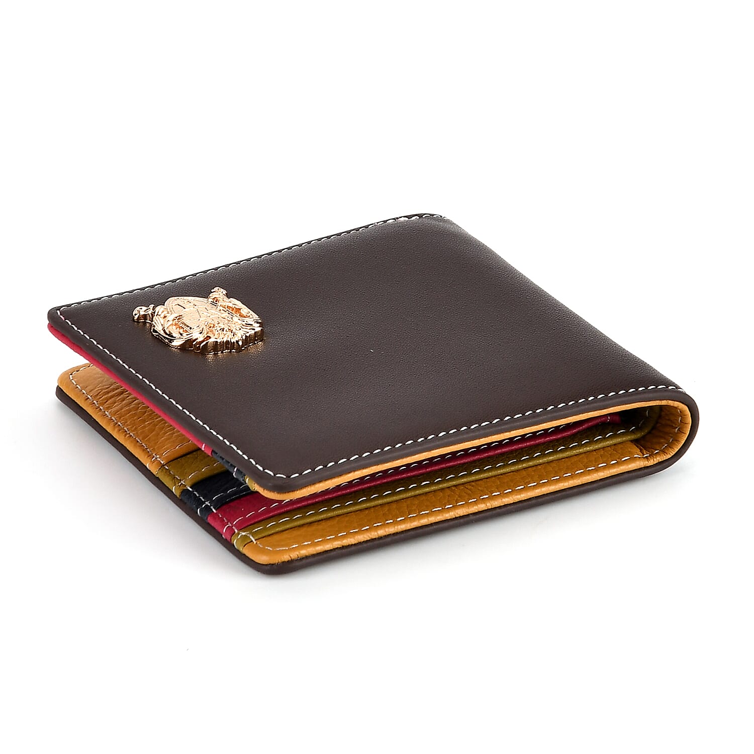 WILLIAM HUNT Genuine Leather RFID Men's Wallet - Brown 8296281 16
