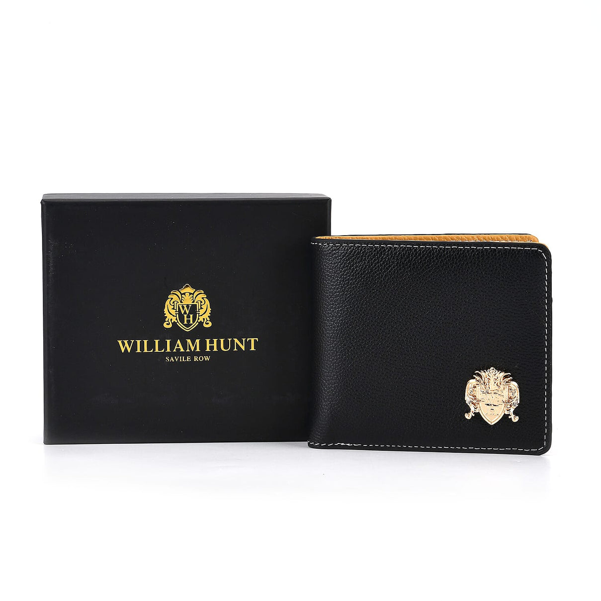 WILLIAM HUNT Genuine Leather RFID Men's Wallet - Brown 8296281 20