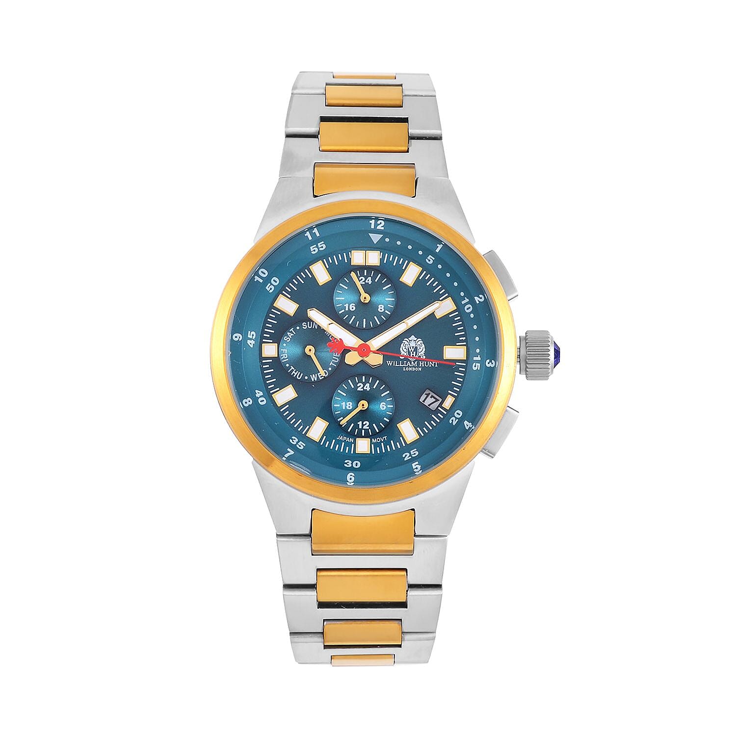 WILLIAM HUNT Limited Edition 5ATM Water Resistant Watch With Presentation Box - Two Tone 8235488 0