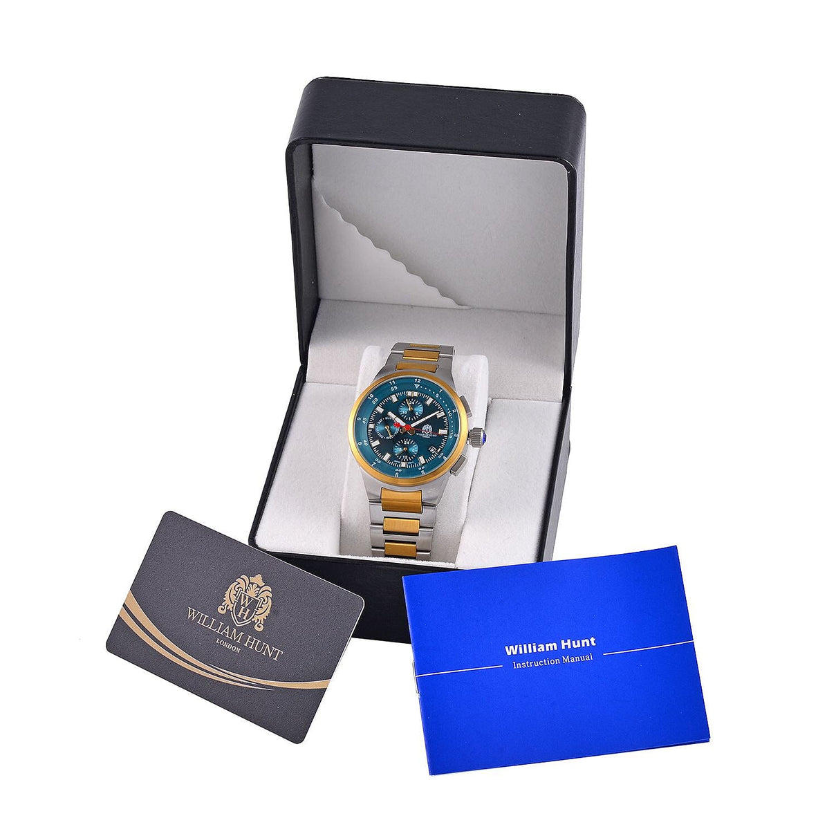 WILLIAM HUNT Limited Edition 5ATM Water Resistant Watch With Presentation Box - Two Tone 8235488 9