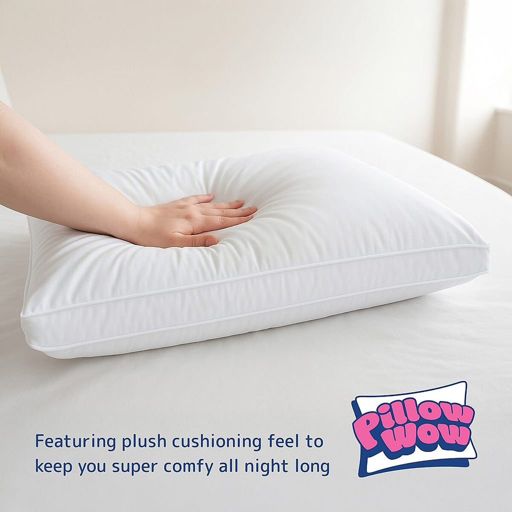 PILLOW WOW - The Worlds Most Comortable Pillow - Set Of 2 Pillows With 40 Night Comfort Trial