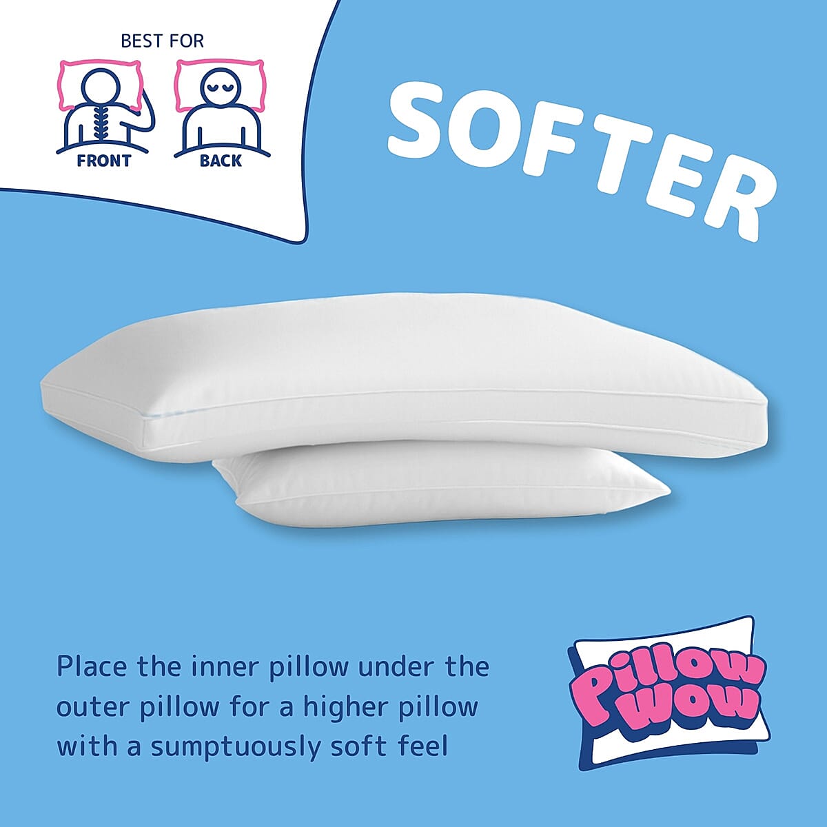 3-in-1 Pillow-Wow Adjustable Pillow - Buy 1 Get 1 FREE 8241119 7
