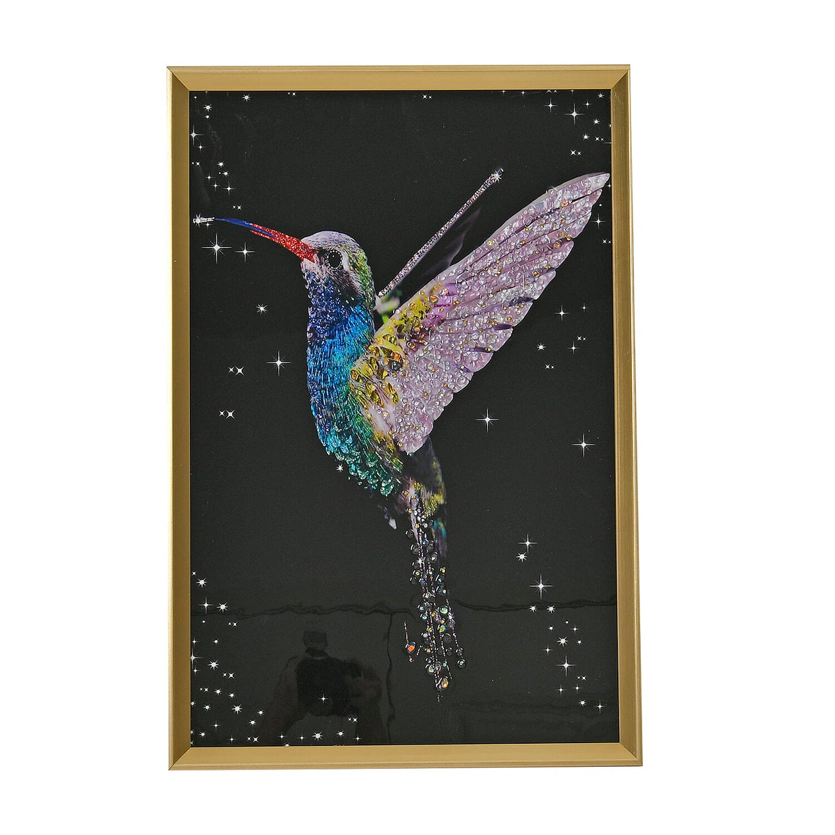 Hummingbird Crystal Wall Painting With PS Frame 7700902 0