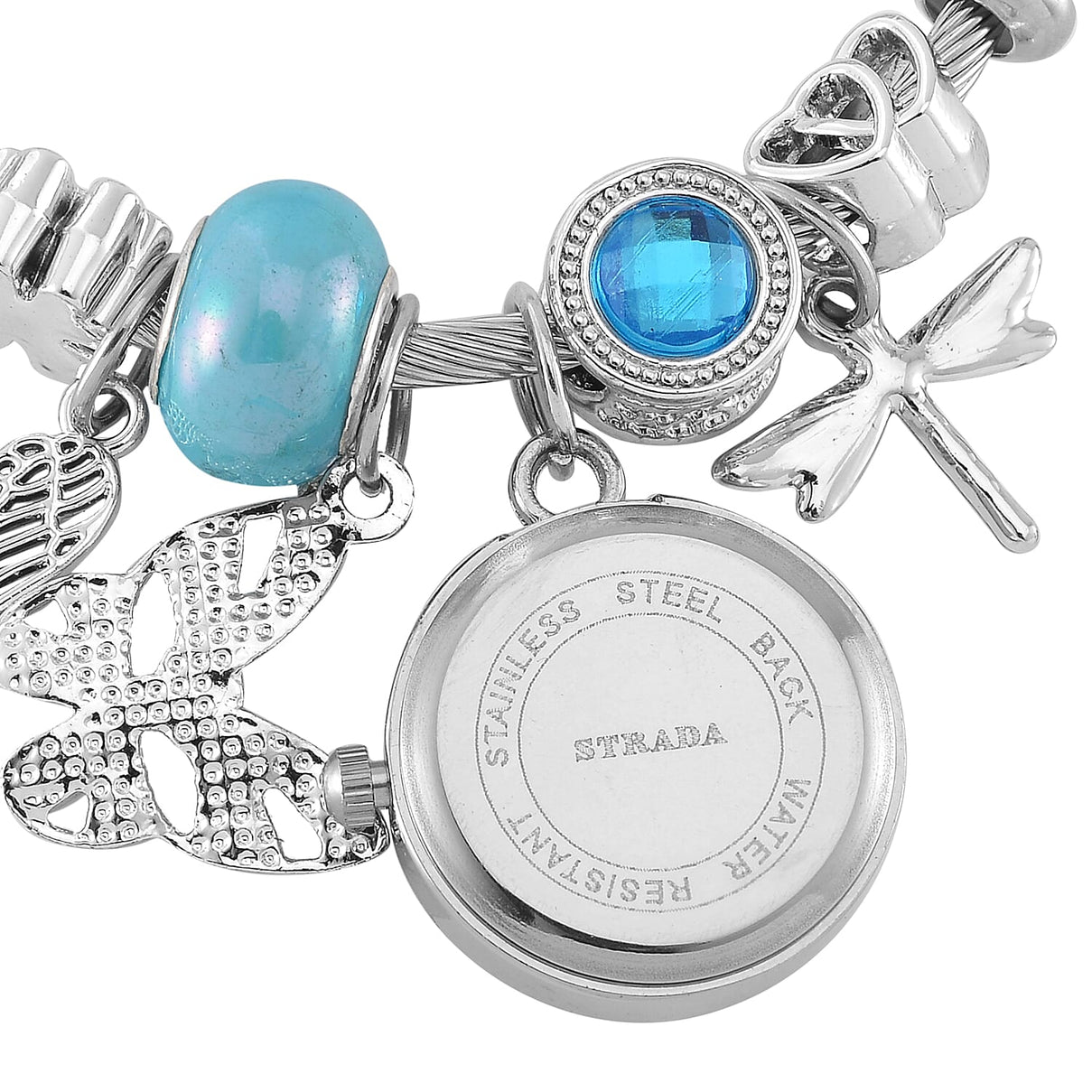 STRADA PC21S Japan Movement Charm Bracelet Watch 7842768 7