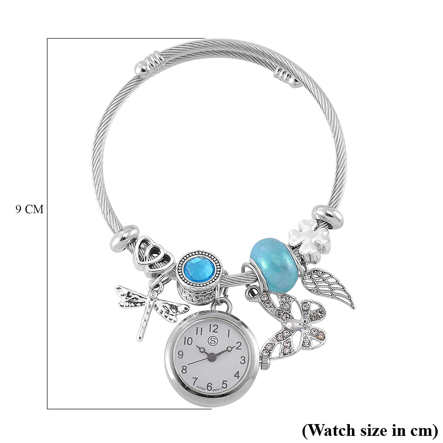 STRADA PC21S Japan Movement Charm Bracelet Watch 7842768 8
