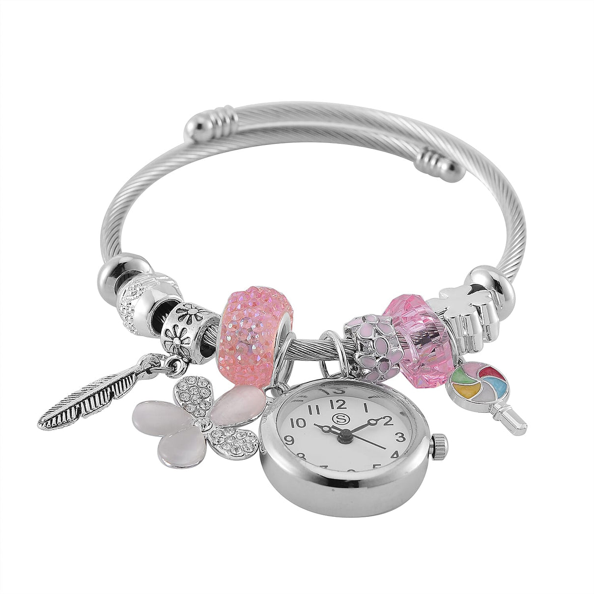 STRADA Japanese Movement Charm Bracelet Watch 7842763 4
