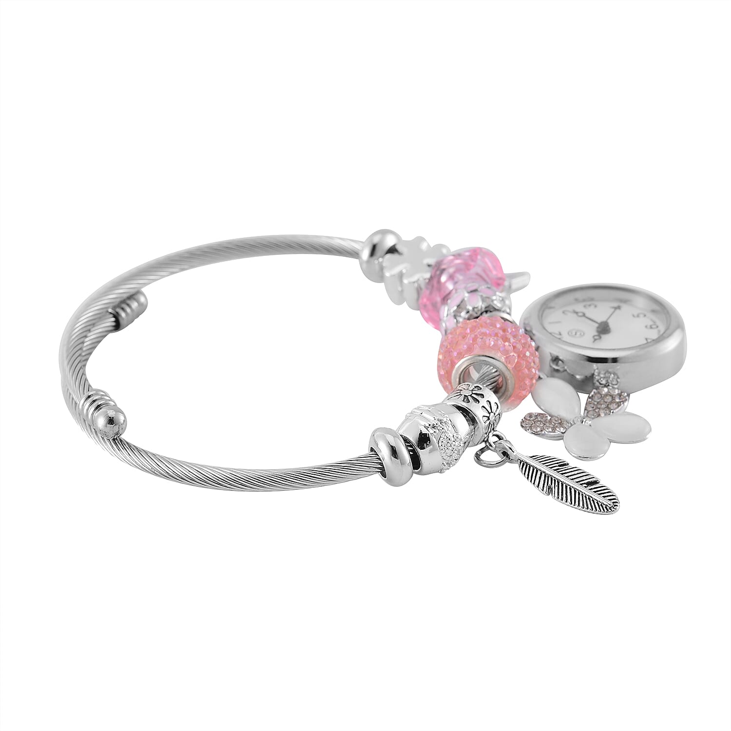 STRADA Japanese Movement Charm Bracelet Watch 7842763 5