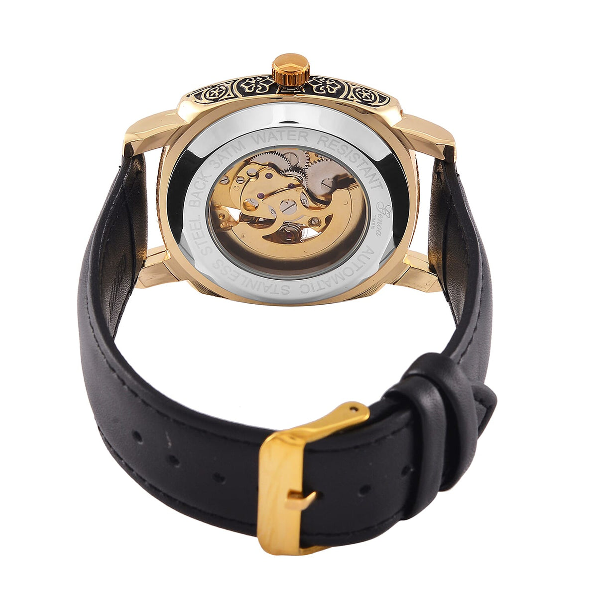 GENOA Automatic Mechanical Movement Skeleton Watch 7826899 6