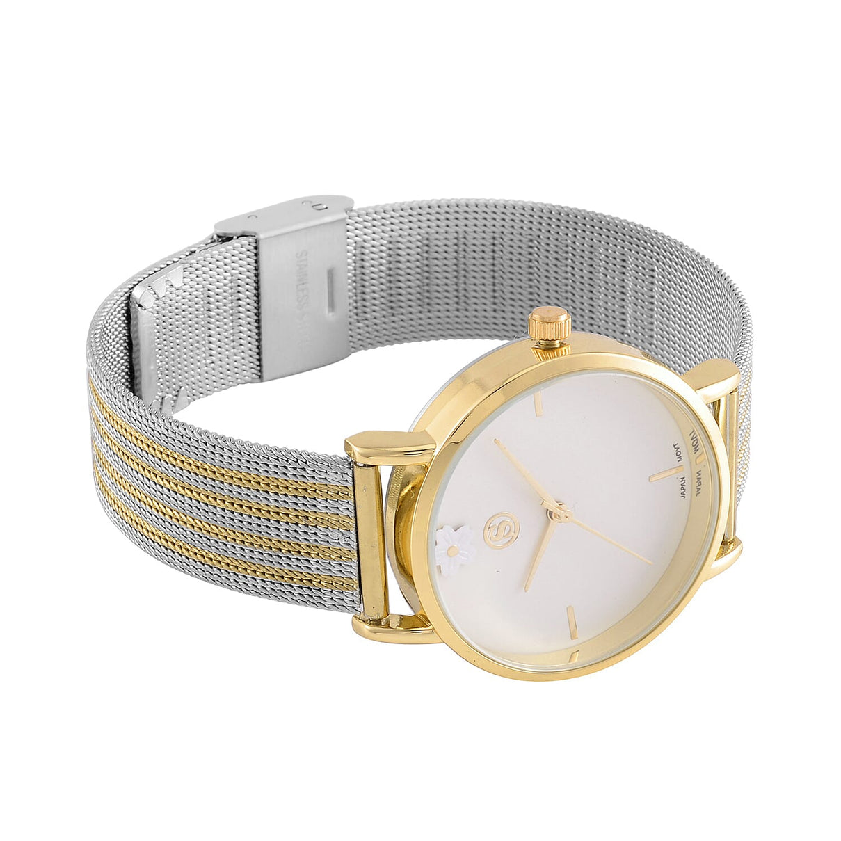STRADA Flower Pattern Stainless Steel watch 7575973 5