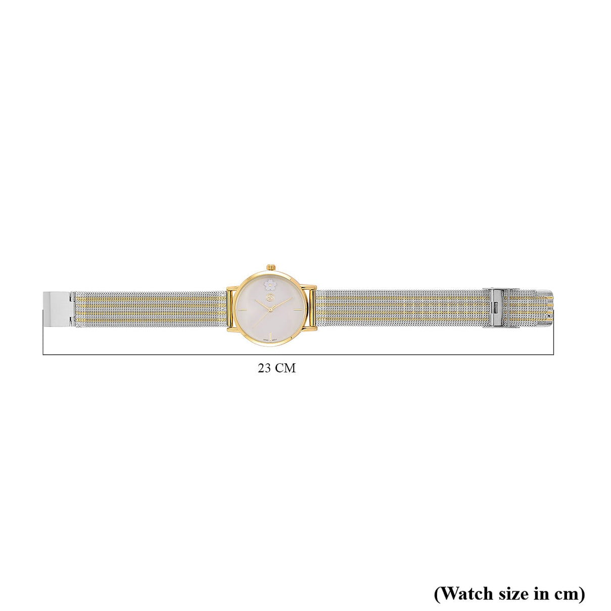 STRADA Flower Pattern Stainless Steel watch 7575973 7
