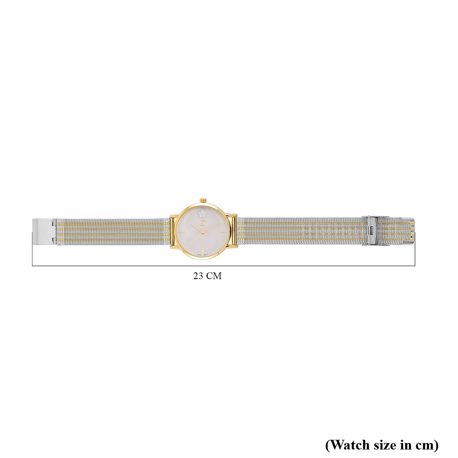 STRADA Flower Pattern Stainless Steel watch 7575973 7