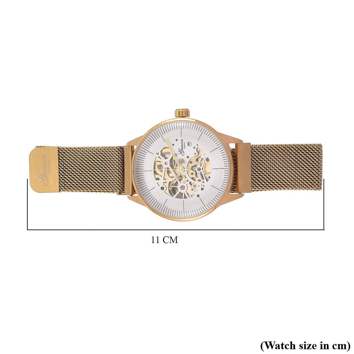 GENOA Automatic Mechanical Movement With Literal Dial With Arched Glass 7624358 6
