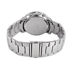 MAJESTY Multifunction Movt. Blue Dial 3 ATM Water Resistant Watch with Stainless Steel Chain Strap in Silver Tone