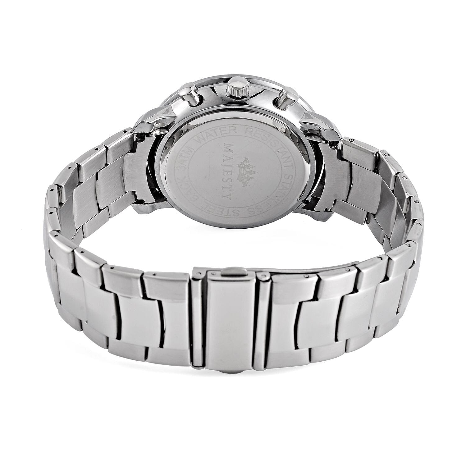 MAJESTY Multifunction Movement Blue Dial 3 ATM Water Resistant Watch with Stainless Steel Chain Strap in Silver Tone 7662863 6