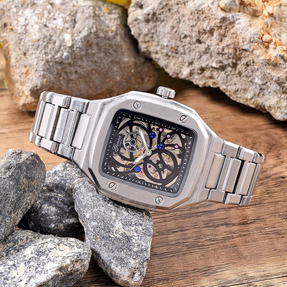 Limited Edition - GENOA Automatic Mechanical Movement Hollow Sunshine Watch 7692399 2
