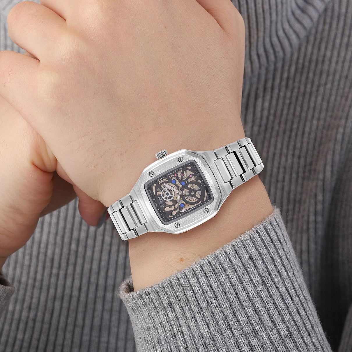 Limited Edition - GENOA Automatic Mechanical Movement Hollow Sunshine Watch 7692399 3