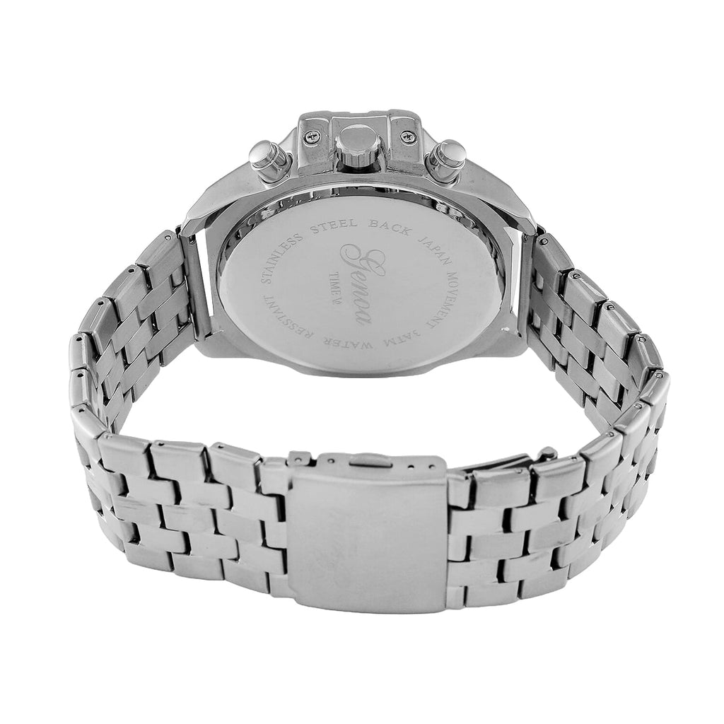 Genoa Designed Inspired 3 ATM Stainless Steel Watch