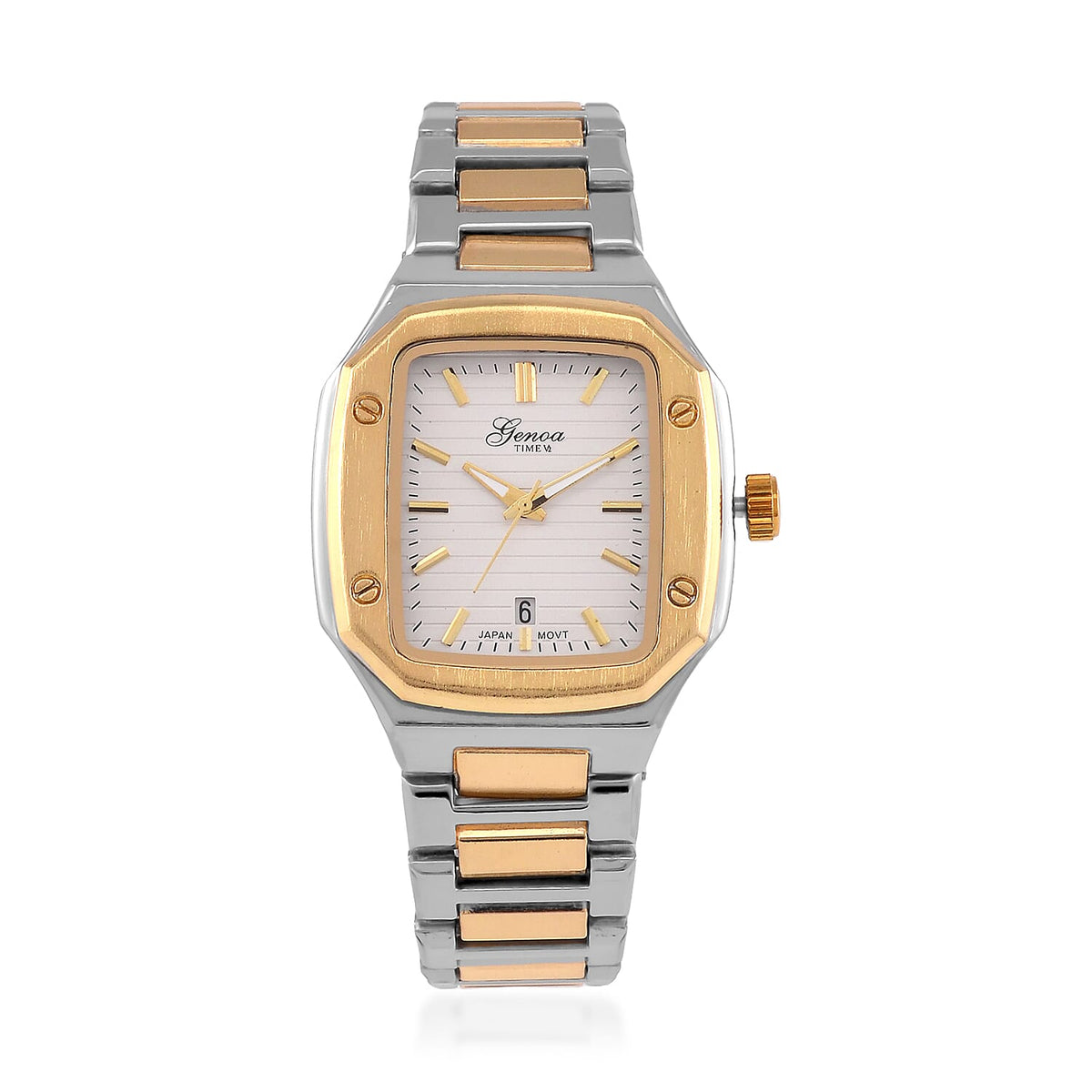 GENOA TIME V2 Dual-Tone Watch with Japanese Movement and 3 ATM Water Resistance 7811018 0