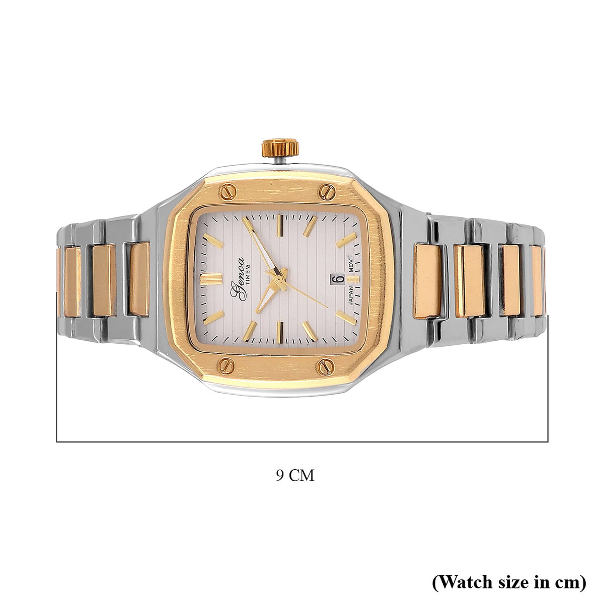 GENOA TIME V2 Dual-Tone Watch with Japanese Movement and 3 ATM Water Resistance 7811018 8