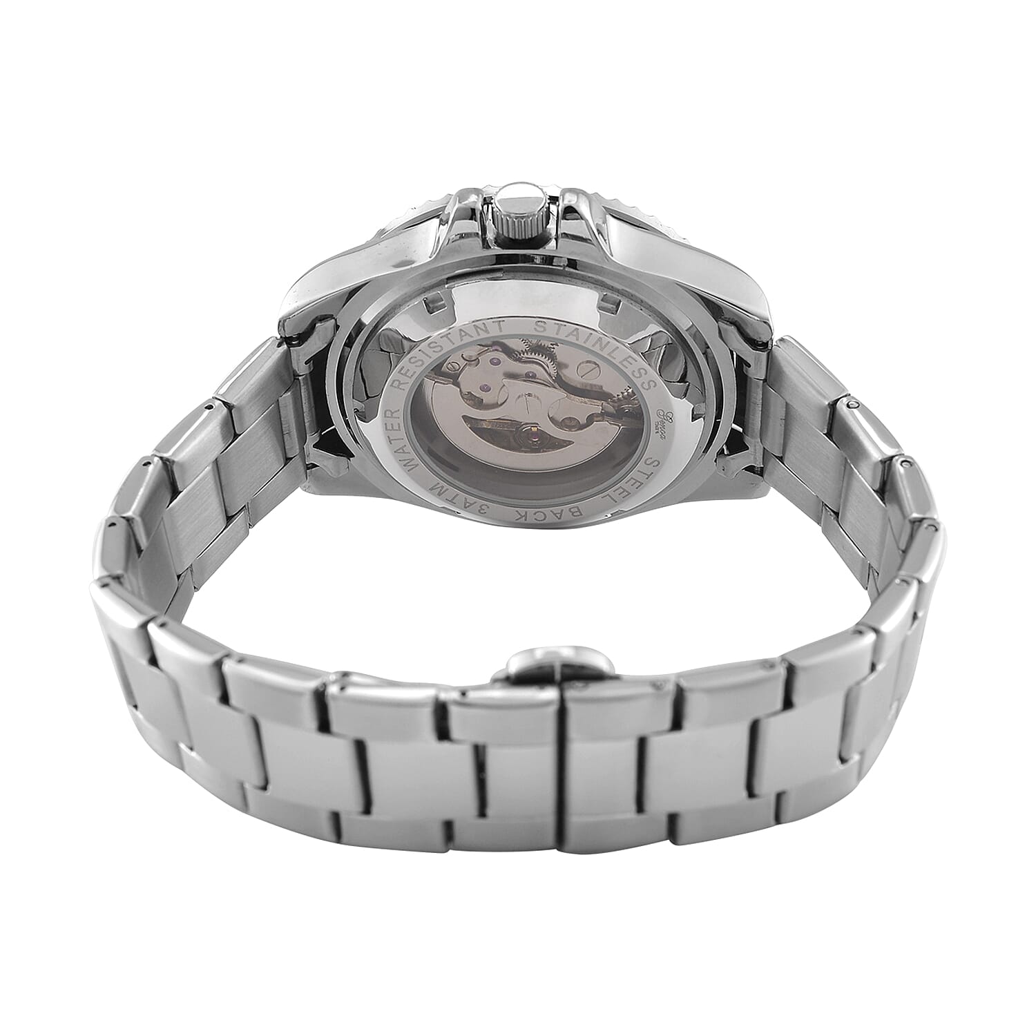 GENOA TIME V2 Automatic Watch with Green Dial and Stainless Steel Strap 7817496 6