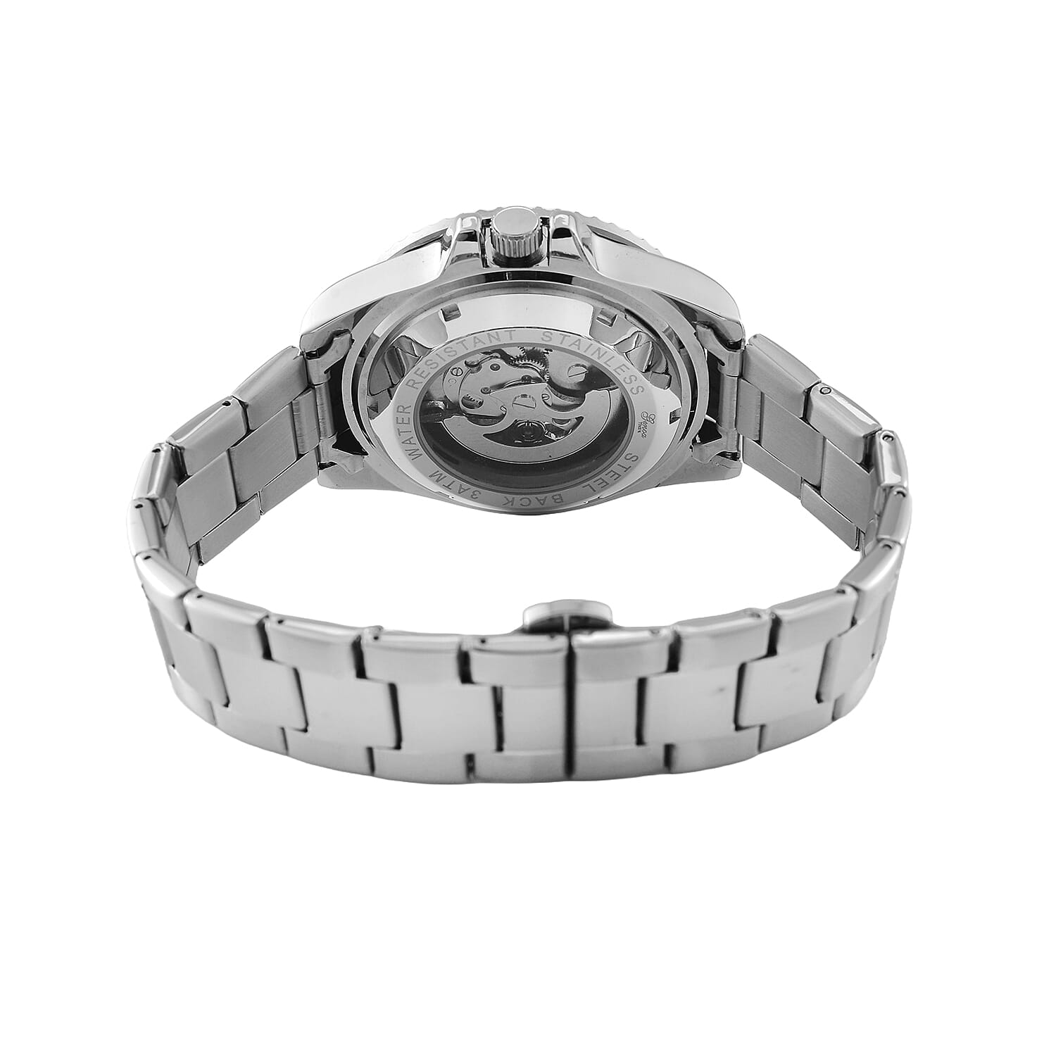 GENOA TIME V2 Automatic Watch with White Dial and Stainless Steel Strap 7817497 6