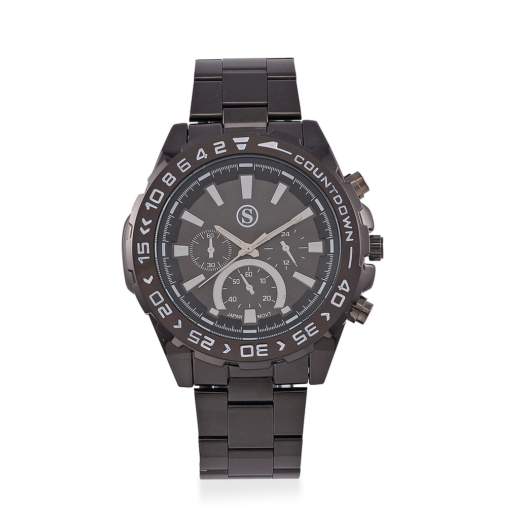 STRADA Limited Edition Japanese Movement, Water-Resistant Stainless Steel Watch Presented in a Gift Box