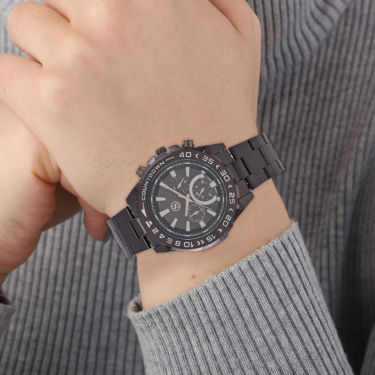 STRADA Limited Edition Japanese Movement, Water-Resistant Stainless Steel Watch Presented in a Gift Box 7817518 3