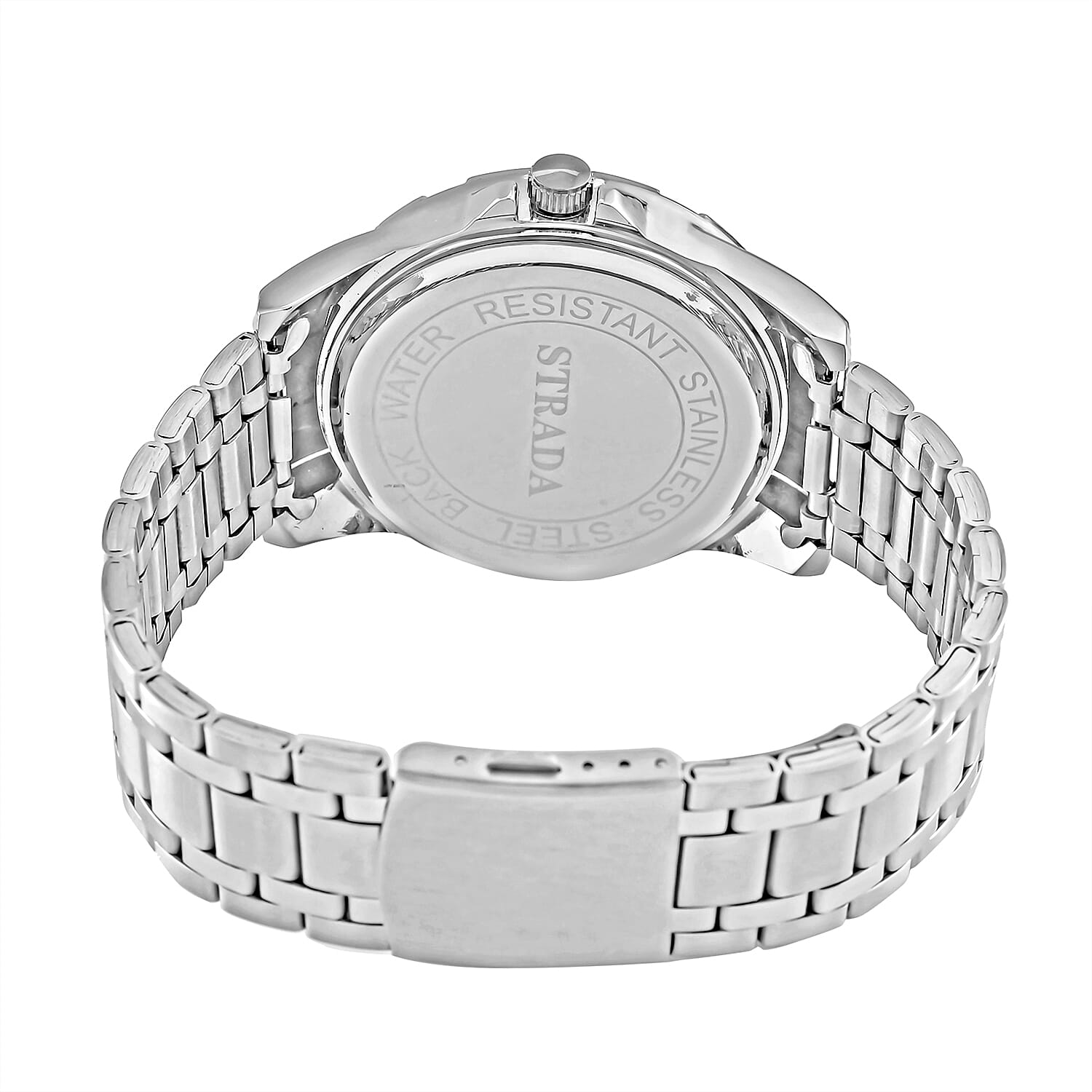 Limited Edition - STRADA Japanese Movt. White Dial Watch with Stainless Steel Strap 7822132 6