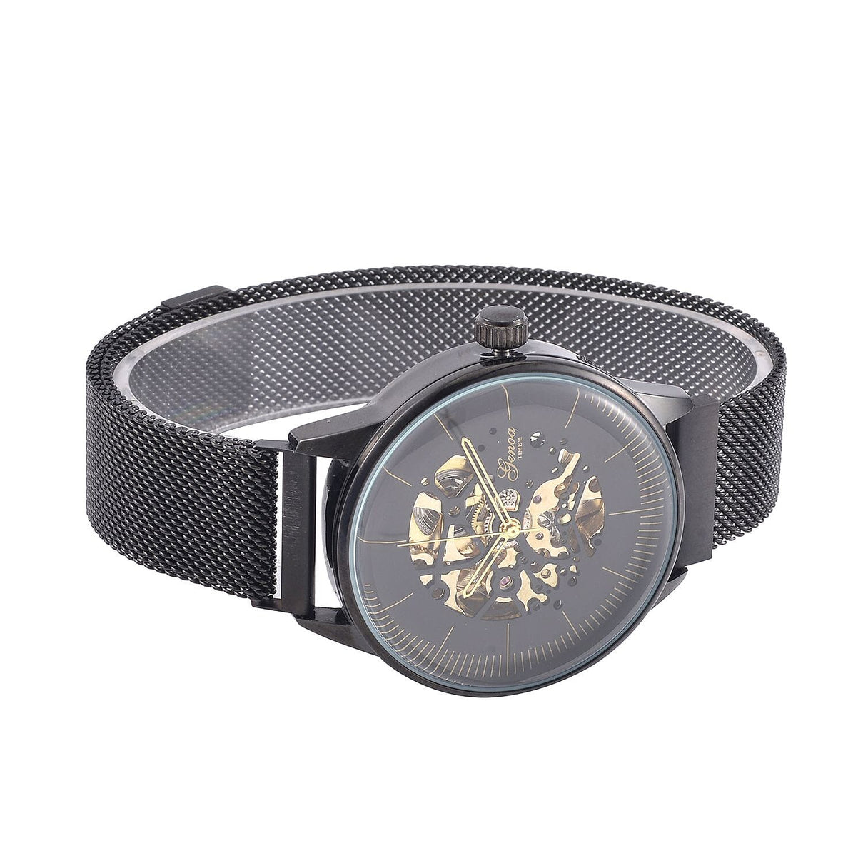 GENOA Automatic Mechanical Movement With Literal Dial With Arched Glass 7624324 5
