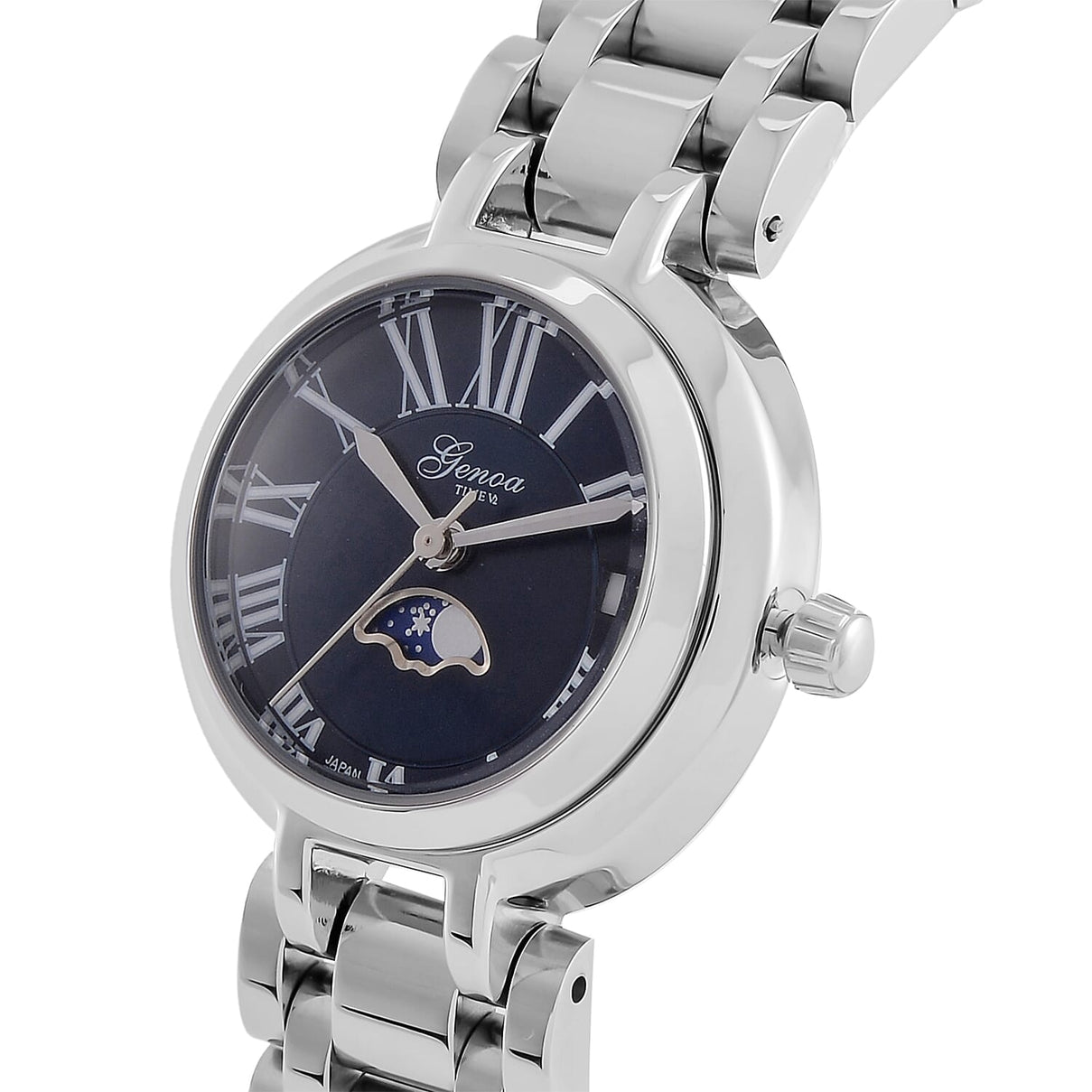GENOA TIME V2 Japan Movt. 3ATM Water Resistant Watch with Stainless Steel Strap 7802647 4