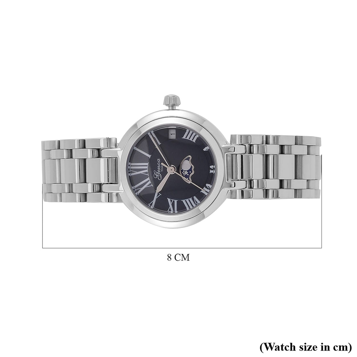 GENOA TIME V2 Japan Movt. 3ATM Water Resistant Watch with Stainless Steel Strap 7802647 8
