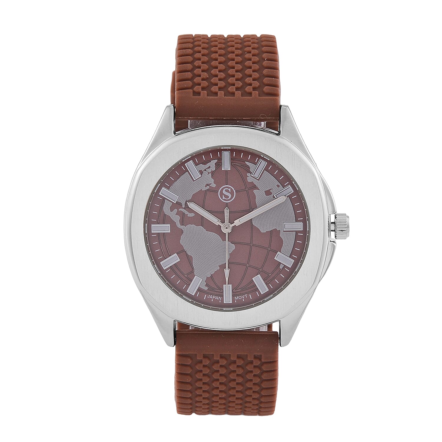 STRADA PC21S Japanese Movement Globe Dial Watch 7812985 0