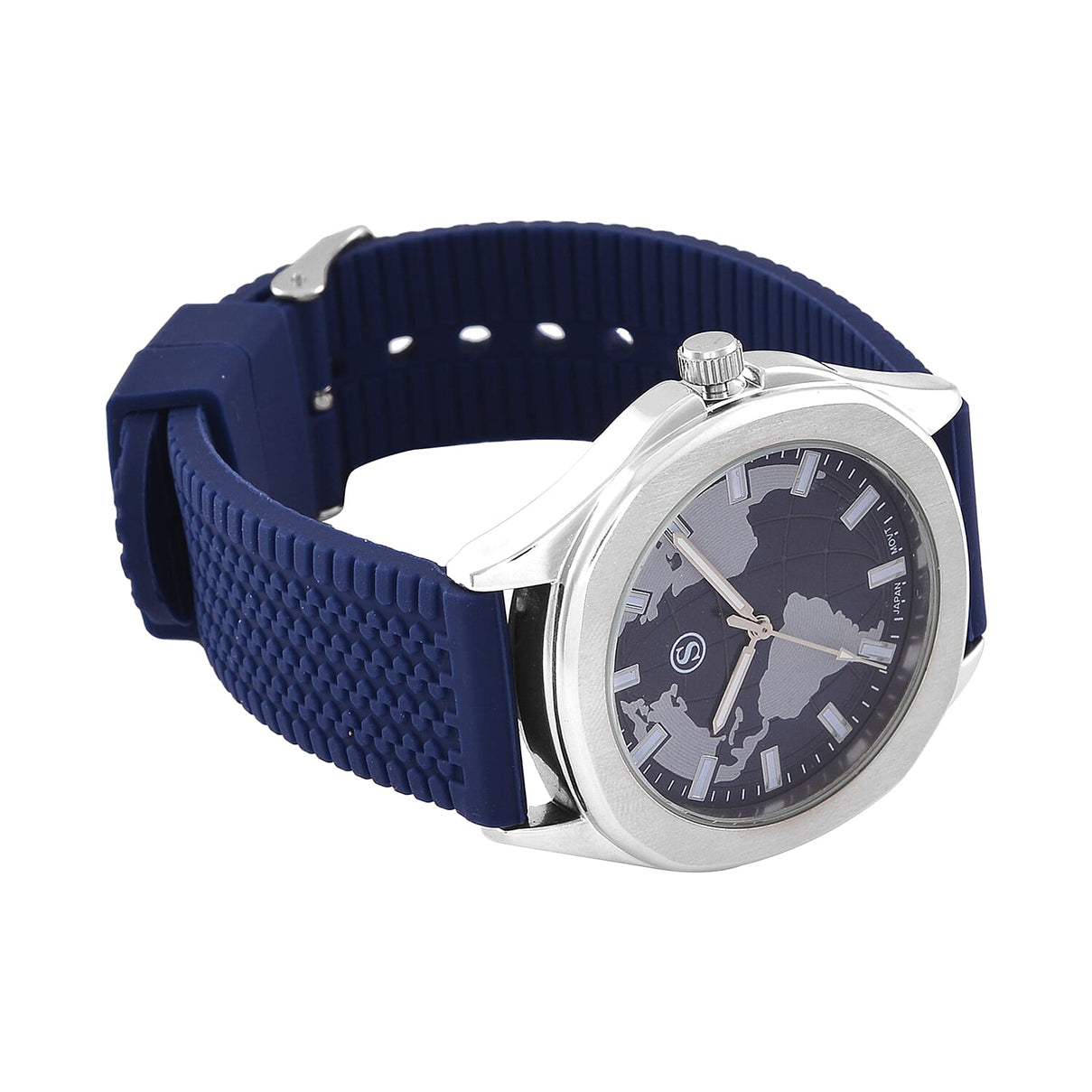 STRADA PC21S Japan Movement Globe Dial Watch 7813040 5