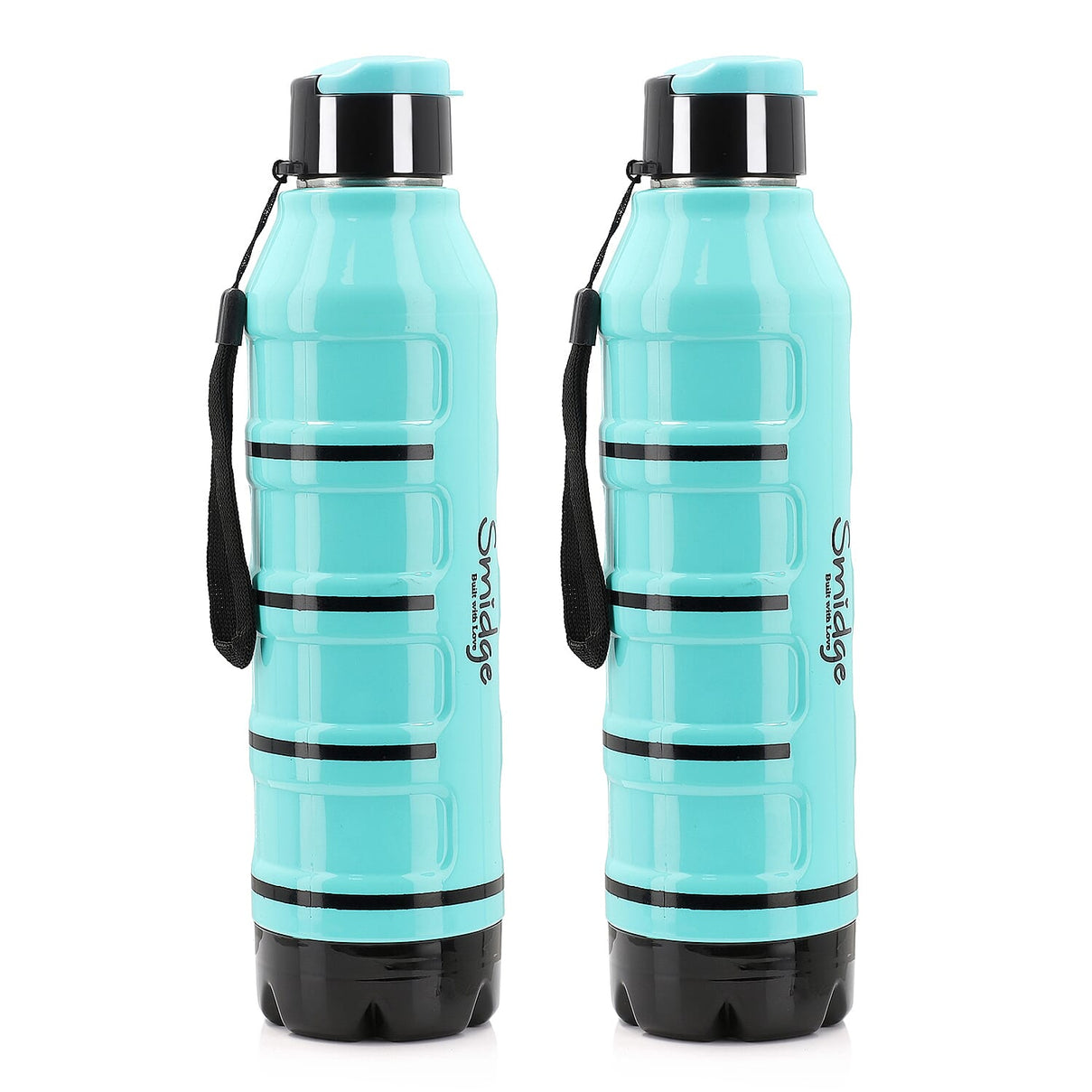 Set of 2 Wave Warm - Cold Insulated Stainless Steel Bottle Leak Proof - Blue 700 ML 7727111 0