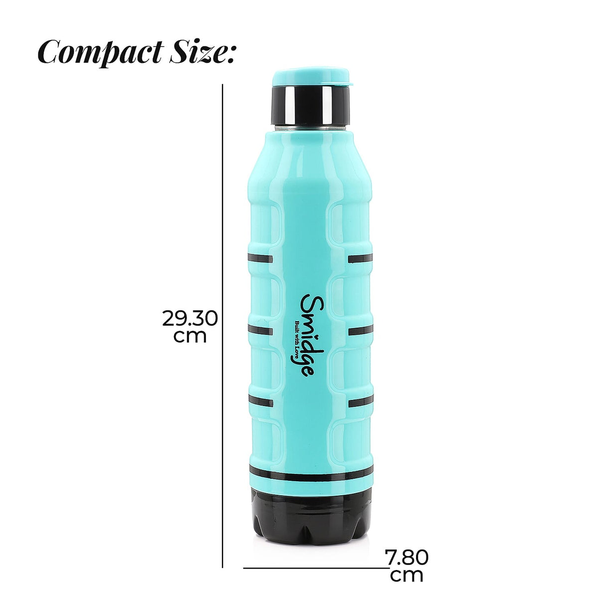 Set of 2 Wave Warm - Cold Insulated Stainless Steel Bottle Leak Proof - Blue 700 ML 7727111 8