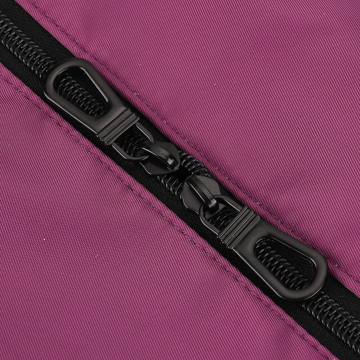 Duffle Bag- 3 slip pockets and 1 zip pocket - Water Repellent Multipurpose - Purple V32531732 3