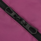 Duffle Bag- 3 slip pockets and 1 zip pocket - Water Repellent Multipurpose - Purple