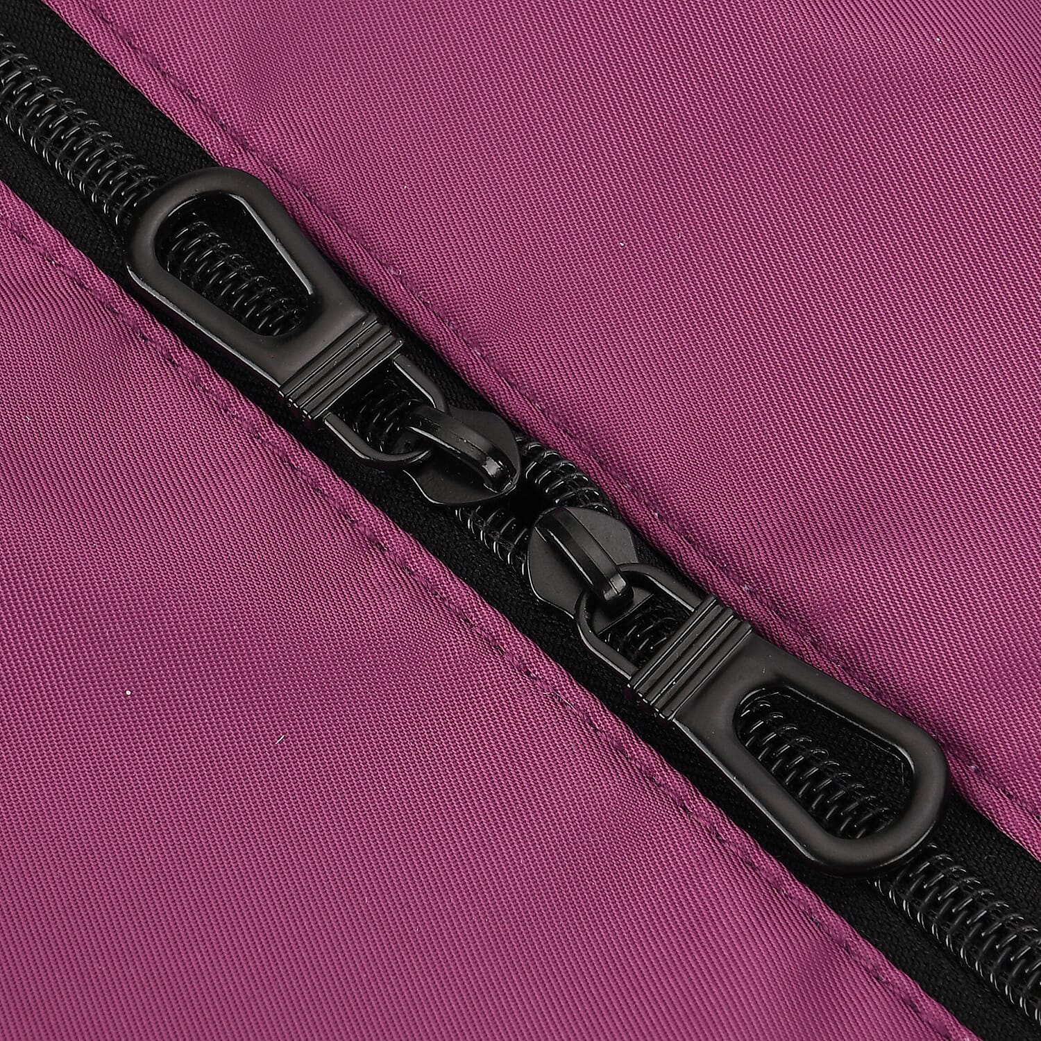 Duffle Bag- 3 slip pockets and 1 zip pocket - Water Repellent Multipurpose - Purple V32531732 3